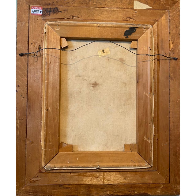 Textile Nicolai Cikovsky, Modernist Floral Oil Painting Roses, Flowers in Vase WPA Artist Nicolai Cikovsky For Sale - Image 7 of 7