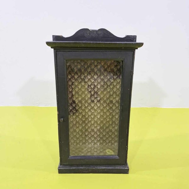 Antique Wooden Wall Display Cabinet, 1890 For Sale - Image 9 of 9