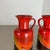 Fat Lava Op Art Pottery Multi-Color Vases from Jasba Ceramics Germany, 1970s, Set of 2 For Sale - Image 6 of 18