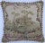 1820 Antique French Tapestry Pillow - 23'' X 22'' For Sale In Los Angeles - Image 6 of 6