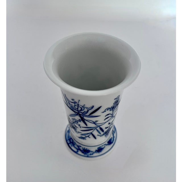 Traditional Vintage Meissen Porcelain Vase For Sale - Image 3 of 4