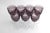 Lot of 7 Purple Amethyst Water Wine Crystal Goblets Glasses by Cristal D'Arques, 8” Tall Excellent condition!