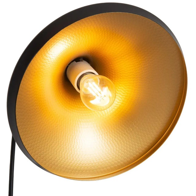 Mid Century Modern Lodi Wall Sconce - Matte Black & Walnut, Plug-In For Sale - Image 4 of 11