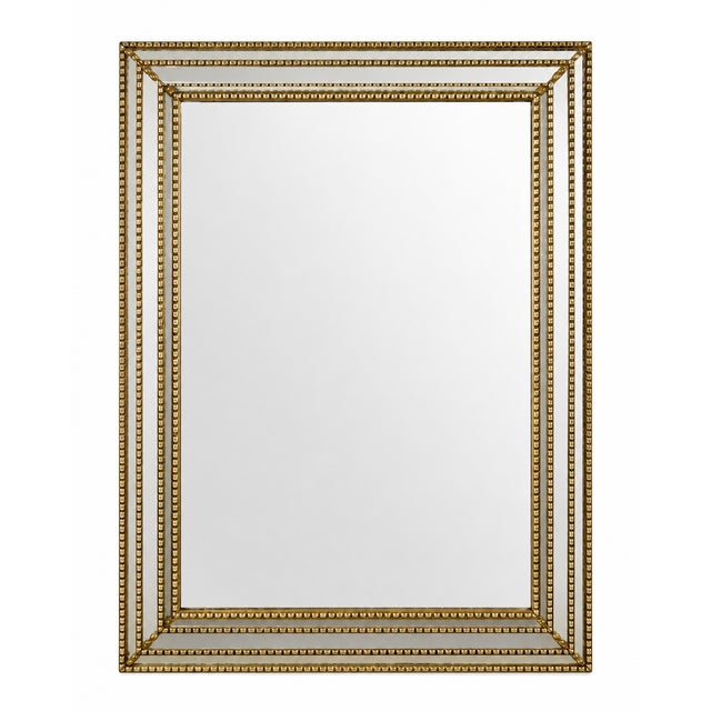 Brass and Beveled Glass Wall Mirror, 1930s For Sale - Image 15 of 15