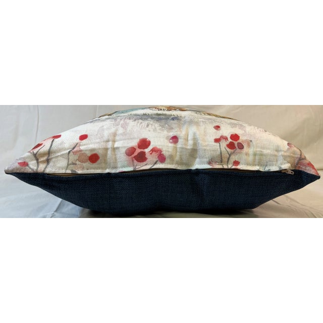 16" Square Decorative Toss PIllow Embellished With a Fold of Grazing Highland Cows Under the Moon - Made in the U K For Sale - Image 11 of 12