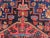 Textile Antique Persian Hamadan Rug With Medallion and Geometric Design in Multicolor 3'8"x4'9" For Sale - Image 7 of 10