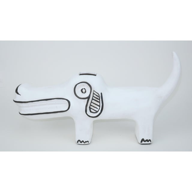 Spot the Dog Ceramic Vase by Xiang Yang for Currey & Company For Sale In Atlanta - Image 6 of 11