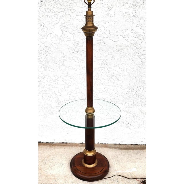 Vintage Floor Lamp With Table For Sale - Image 12 of 14