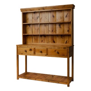 Vintage Pine Hutch For Sale