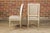 Cream Pair of French Louis XVI Style 1920s Painted Side Chairs with Fluted Legs For Sale - Image 8 of 12