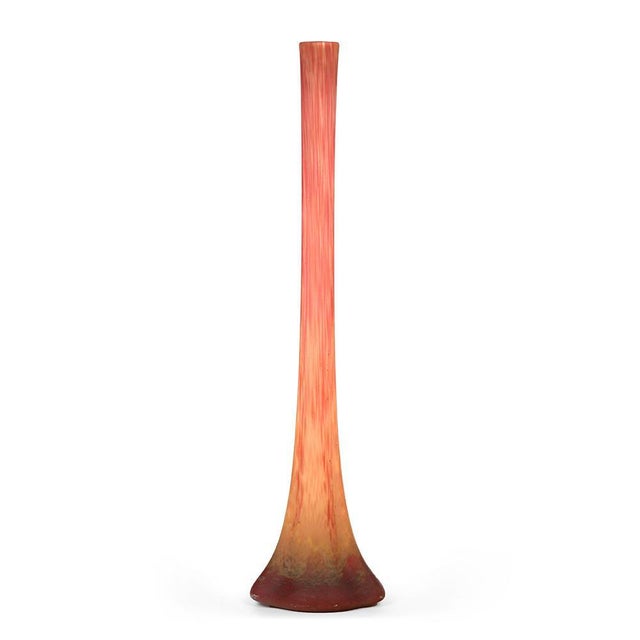 Marble and Glass Vase from Daum For Sale - Image 4 of 4