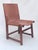 Spanish Wood and Leather Chair, 1960s For Sale - Image 10 of 10