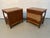 Pair of Mid-Century "Transit" Series Walnut Nightstands by Bassett, Attributed For Sale - Image 9 of 10