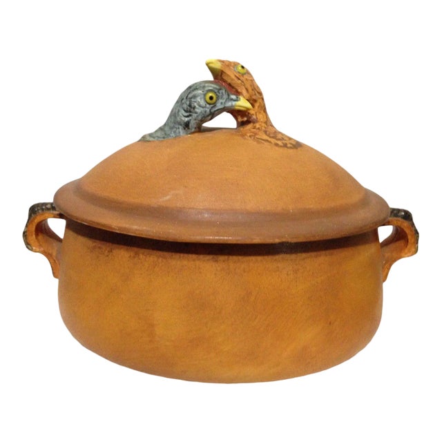 Pillivuyt Pheasant Chicken Covered Tureen Casserole, France For Sale