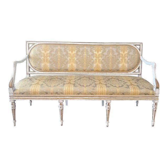 Italian Neoclassical Louis XVI Sofa For Sale