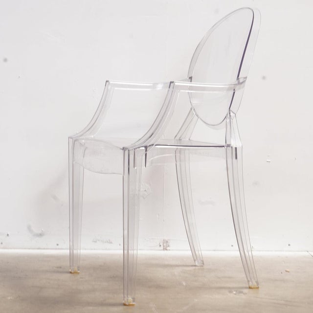 Mid-Century Modern Kartell Louis Ghost Chair For Sale - Image 3 of 6