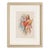 Framed Coastal Seashell Bouquet Watercolor Art Print For Sale