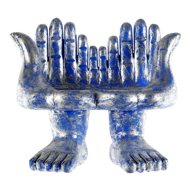 Rare Joined Hand and Foot Surrealism Sculpture by Pedro Friedeberg For Sale
