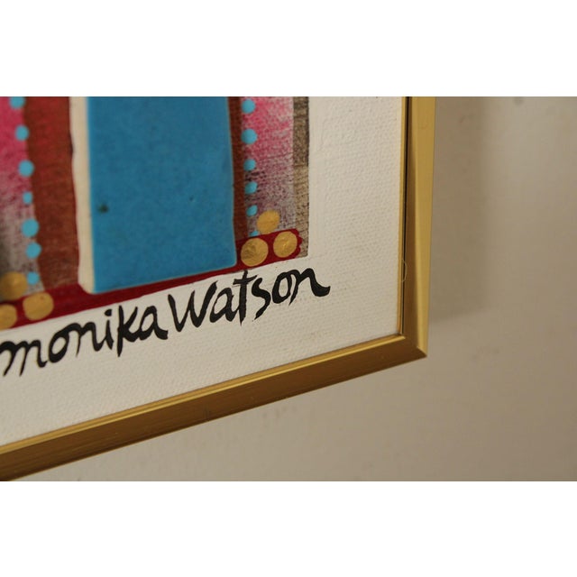 Monika Watson Mixed Media Diptych, Neighboring Homes For Sale In Philadelphia - Image 6 of 12