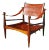 Jorge Zalszupin Mid-Century Brazilian Rosewood Safari Lounge Chair For Sale