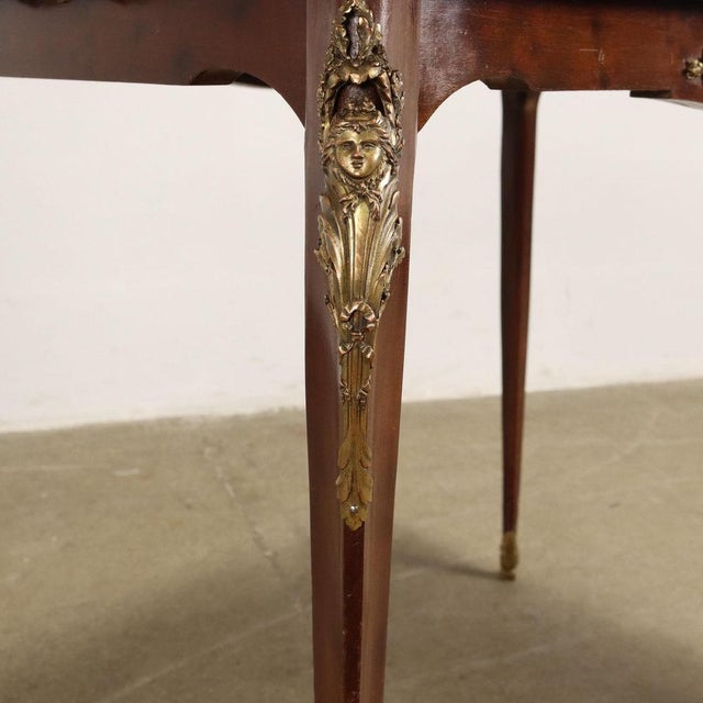 Brown Napoleon III Coffee Table in Violet Wood For Sale - Image 8 of 14