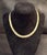 Vintage 14K Yellow, White, and Rose Gold Woven Necklace. Necklace features an intricate woven design that creates a rich...