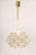 Large Frosted Glass and Brass Chandelier from Kinkeldey, Germany, 1970s For Sale - Image 6 of 12
