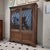 Art Nouveau Display Cabinet in Stained and Gilded Pine Wood, England, 1930 For Sale - Image 4 of 18