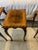 Set of 3 1930s Carved Burr Walnut Nesting Tables For Sale - Image 4 of 12