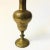 Hollywood Regency Etched Brass Vase For Sale - Image 3 of 6
