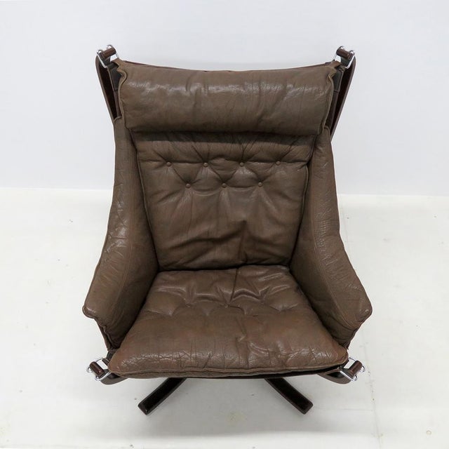 Mid-Century Modern Sigurd Resell Falcon Chair, 1970 For Sale - Image 3 of 10