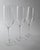 Vintage Champagne Glasses in Clear Glass with Stem and Flute Shape, 1990s, Set of 7 For Sale - Image 8 of 13