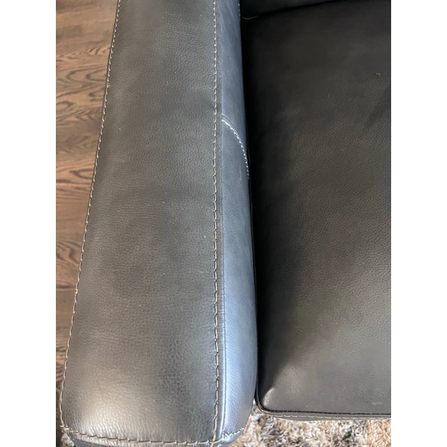 Bernhardt Germain Premium Leather Sofa For Sale In South Bend - Image 6 of 10