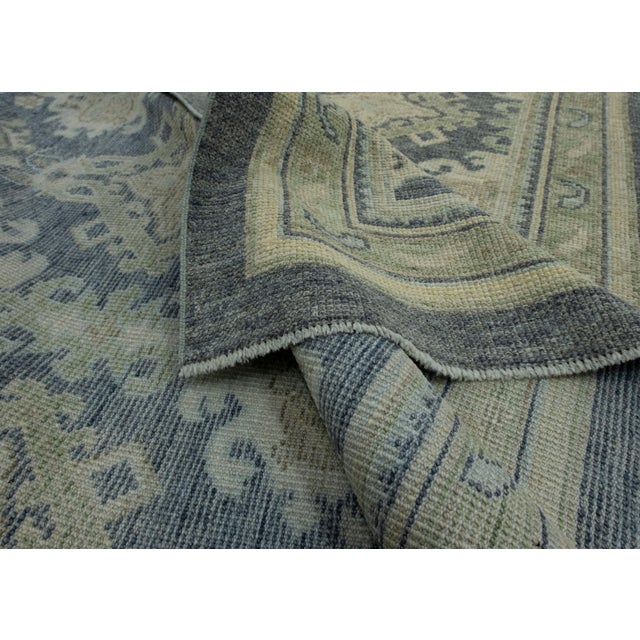 Textile Turkish Oushak Rug 4'11" x 7'1" #17247 For Sale - Image 7 of 8
