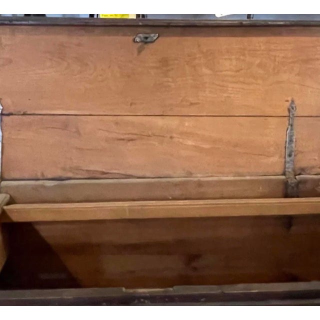 18th Century Italian Trunk – Walnut Coffer Chest For Sale - Image 9 of 11