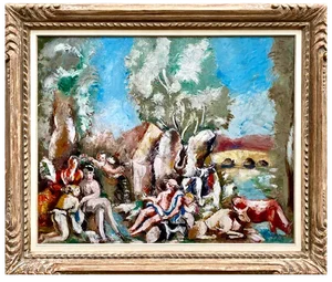 Georges Charles Dufresne, The Judgment of Paris, 1900s, Oil on Canvas
