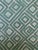 Peter Fasano Labyrinth 100% Linen Aqua 2 1/8 Yards Fabric For Sale - Image 4 of 5