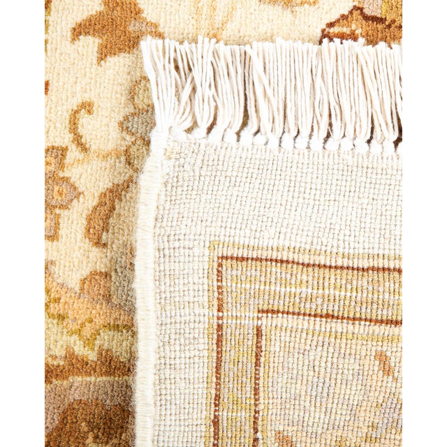 2000 - 2009 Mogul, One-of-a-Kind Hand-Knotted Area Rug - Ivory, 6' 3" x 6' 7" For Sale - Image 5 of 8