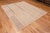 A Fascinatingly Artistic Ivory Background Light Brown Color Tribal Geometric Design Modern Room Size Area Rug, Country of...