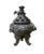 Chinese Oriental Distressed Bronze Metal Incense Burner Display For Sale