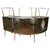 Italian Curved Cocktail Bar in White Murano Glass and Brass from Justfurnituress SRL For Sale - Image 10 of 10