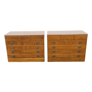 Ethan Allen Small Dressers Large Nightstands Bedside Tables a Pair 6288 For Sale