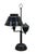Mid century black toleware students / library bouillotte reading lamp / oil style lantern. Dimensions: 16" x 11.75" x...