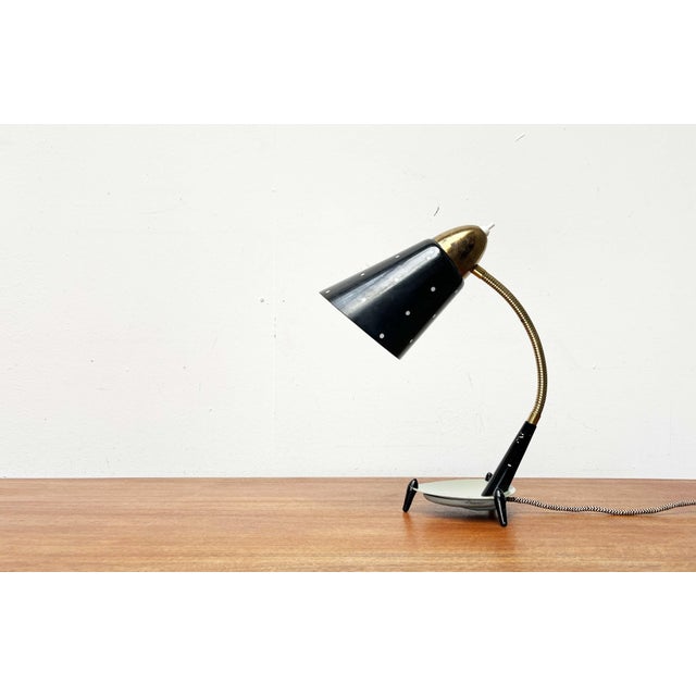1950s Mid-Century Modern German Tripod Table Lamp, 1950s For Sale - Image 5 of 18
