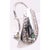 18 Karat White Gold Earrings Emerald Center With Diamond Accents French Back For Sale In New York - Image 6 of 8