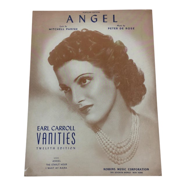 1939 Angel Sheet Music For Sale