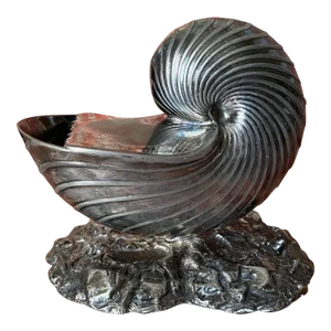 Silver Plate Nautilus Spoon Warmer