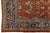 Textile Vintage Persian Mahal Rug Hand-Knotted Wool All-Over Floral Terracotta & Indigo For Sale - Image 7 of 9