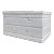 Minimalist Organic Modern Travertine Box For Sale