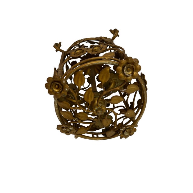 Hollywood Regency Pendant Chandelier, Circa 1930s For Sale - Image 4 of 10